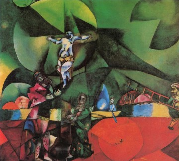 Gólgota contemporáneo Marc Chagall Pinturas al óleo